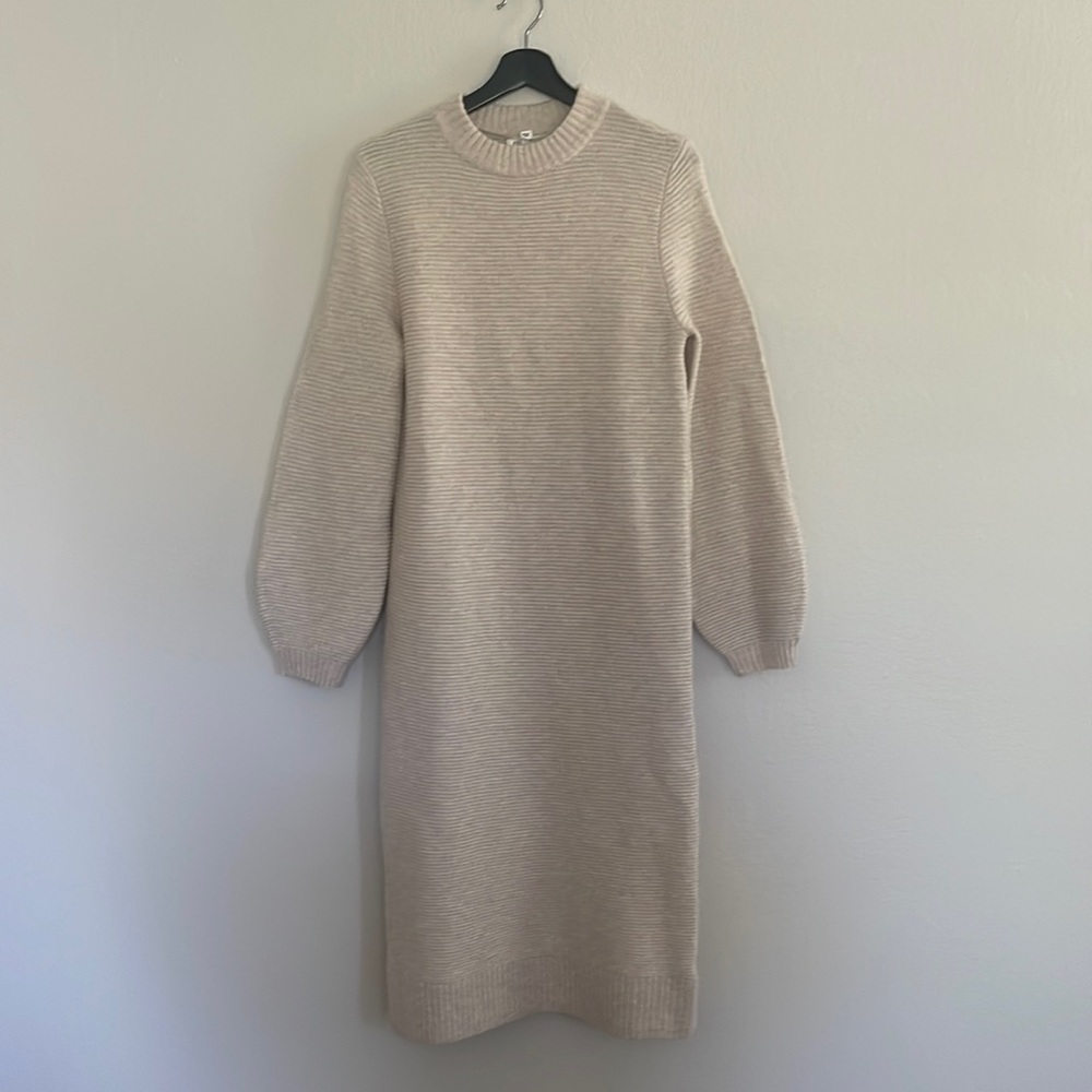 Target Prologue Midi Oatmeal Sweater Dress